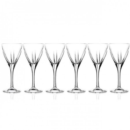 LORENZO IMPORT Lorenzo Import 239890 RCR Fusion Crystal Wine Glass set of 6 239890